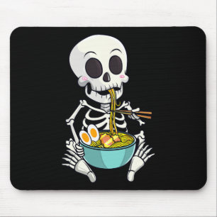 Mousepad Japonês Ramen Noodles Anime Figurino de Halloween