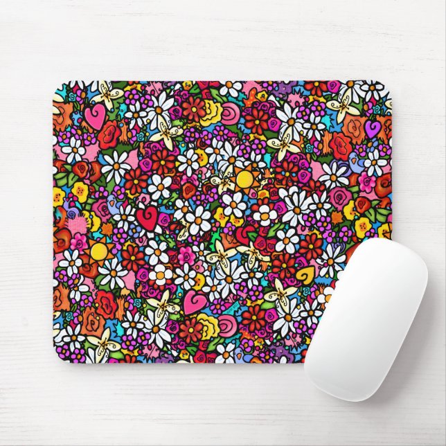 Mousepad Jardim Alegre (Com mouse)