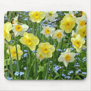 Mousepad Jardim amarelo bonito do daffodil