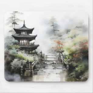 Mousepad Jardim Asiático Tradicional