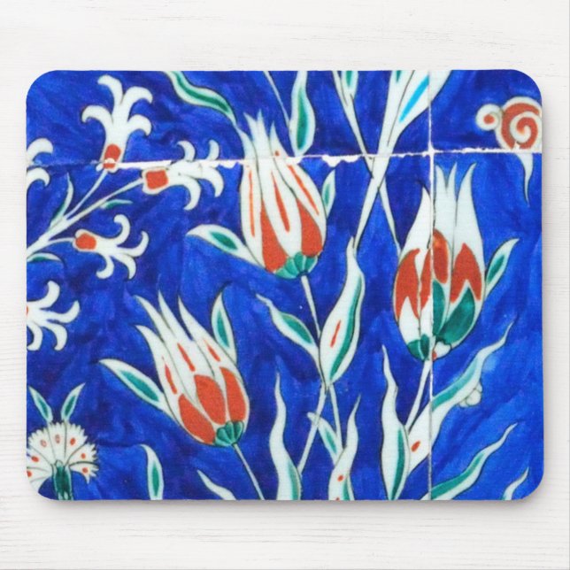 Mousepad Jardim bonito (tulipas) (Frente)