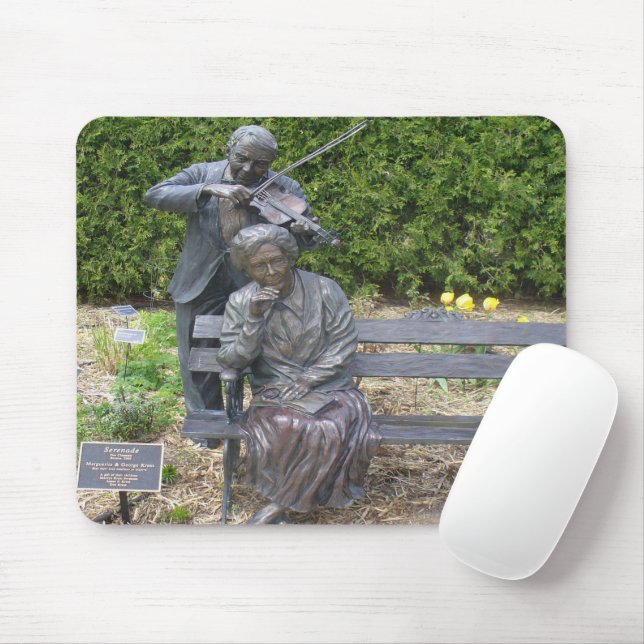 Mousepad Jardim Botânico da Serenata do Casal Idoso (Com mouse)