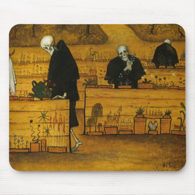 Mousepad Jardim da Morte (por Hugo Simberg) (Frente)