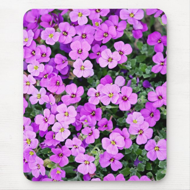 Mousepad Jardim das Flores Roxas (Frente)