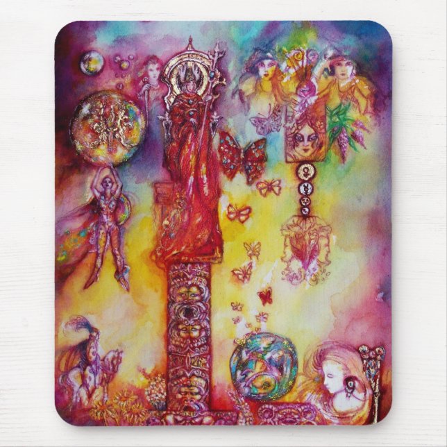MOUSEPAD JARDIM DAS SOMBRAS PERDIDAS - FAERY E BOTTERFLIOS (Frente)