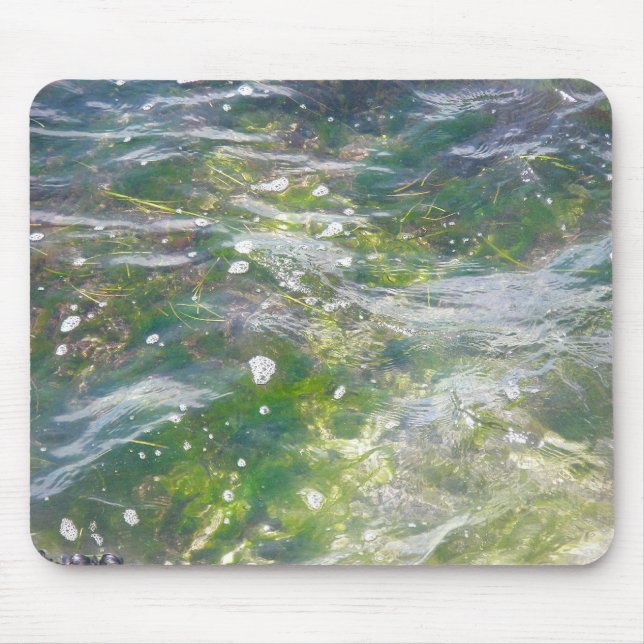 Mousepad Jardim De Algas Marinhas Sob Boca-Água (Frente)