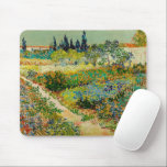 Mousepad Jardim de Arles | Vincent Van Gogh<br><div class="desc">Jardim em Arles (1888) pelo artista poste-impressionista holandês Vincent Van Gogh. Arte original é um óleo na canvas que representa uma paisagem luxuosa de flores coloridas. 

Use as ferramentas de design para adicionar texto personalizado ou personalizar a imagem.</div>