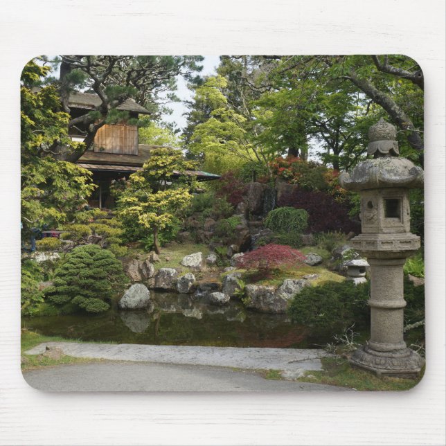 Mousepad Jardim de chá japonês de São Francisco #3 (Frente)