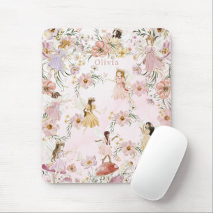 Mousepad Jardim de Flores Selvagens de Fada Cura