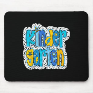 Mousepad Jardim de Infância Retro Volta às Aulas Meninos Cr