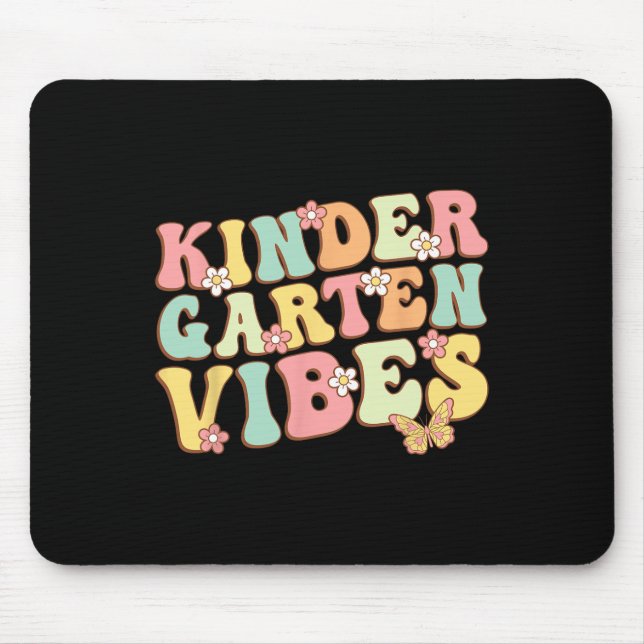 Mousepad Jardim de Infância Vibes Alô Crianças de Professor (Frente)