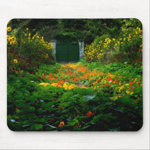 Mousepad Jardim de Monet, Giverny, França no outono