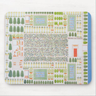 Mousepad Jardim de um dignatário egípcio alto, de