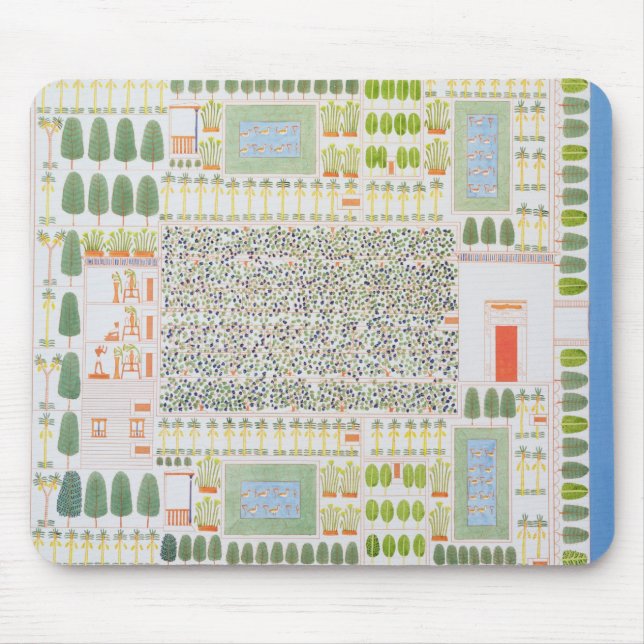Mousepad Jardim de um dignatário egípcio alto, de (Frente)