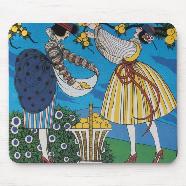 MOUSEPAD JARDIM DE VERÃO/DESIGNADOR DE CUSTOS DE MODA (Frente)