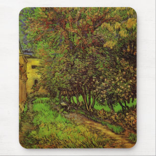 Mousepad Jardim do Hospital Santo-Paul de Vincent van Gogh