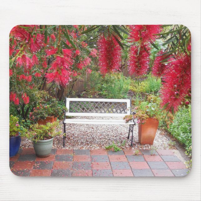 Mousepad Jardim do primavera (Frente)
