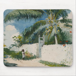 Mousepad Jardim em Nassau (Arte Caribe)