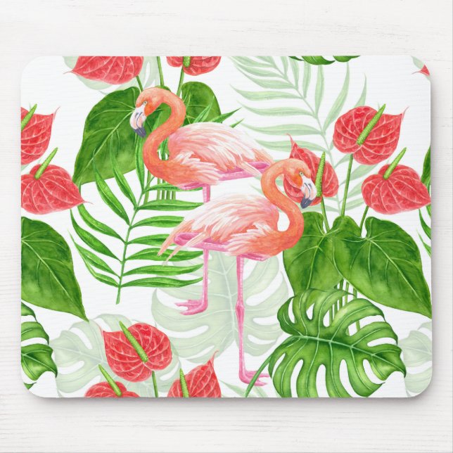 Mousepad Jardim Flamingo (Frente)