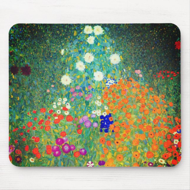 Mousepad Jardim Flor Gustav Klimt (Frente)