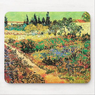 Mousepad Jardim Florido com Caminho por Vincent van Gogh