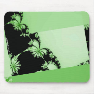 Mousepad Jardim fractal lime