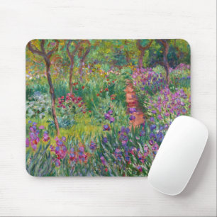 Mousepad Jardim Íris Em Giverny Por Claude Monet