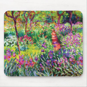 Mousepad Jardim Íris em Giverny por Claude Monet