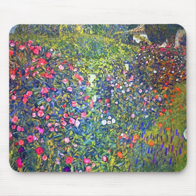 Mousepad Jardim Italiano Gustav Klimt (Frente)