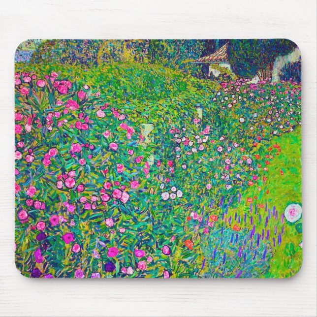 Mousepad Jardim Italiano, Gustav Klimt (Frente)