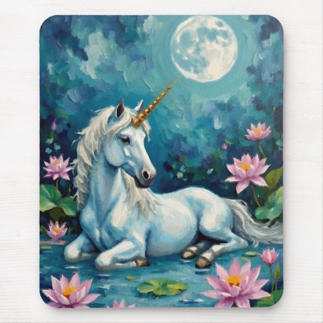 Mousepad Jardim Místico do Unicorn (Frente)