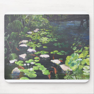 Mousepad Jardim oriental do Isamu Tanguchil de Zilker