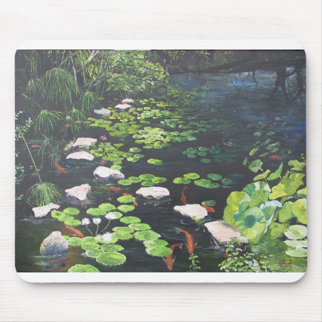 Mousepad Jardim oriental do Isamu Tanguchil de Zilker (Frente)