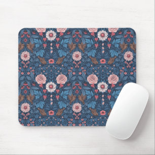 Mousepad Jardim selvagem em azul