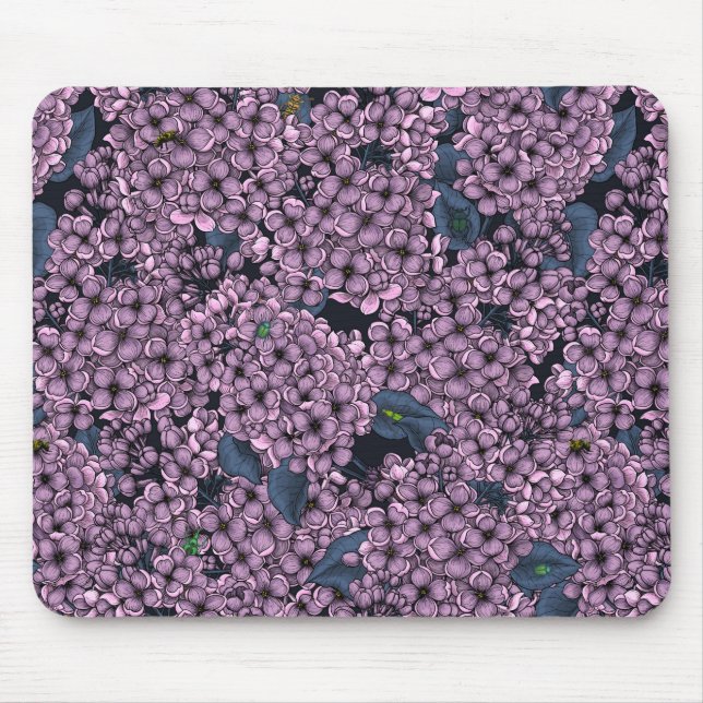 Mousepad Jardim Violet Lilac (Frente)