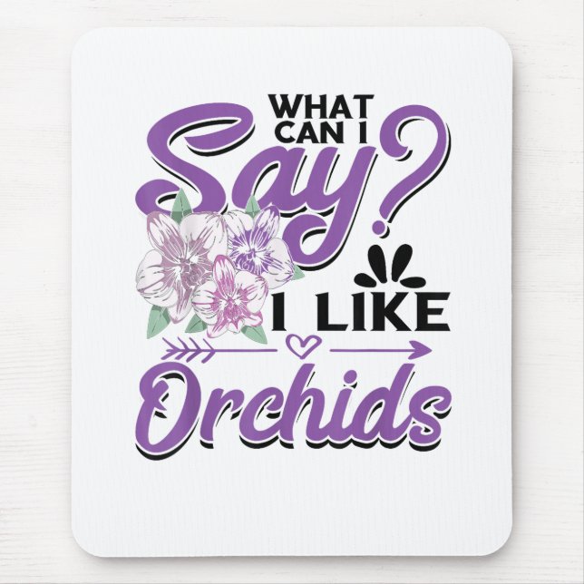 Mousepad Jardinagem de Orquídeas (Frente)