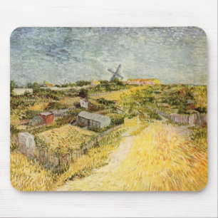 Mousepad Jardins de Legumes, Montmartre por Vincent van Gog