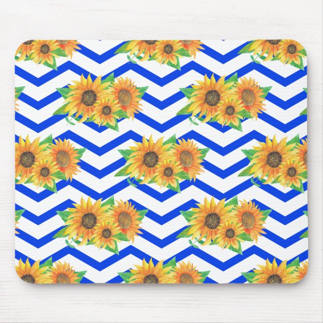Mousepad Jardins Florais de Sunflower (Frente)