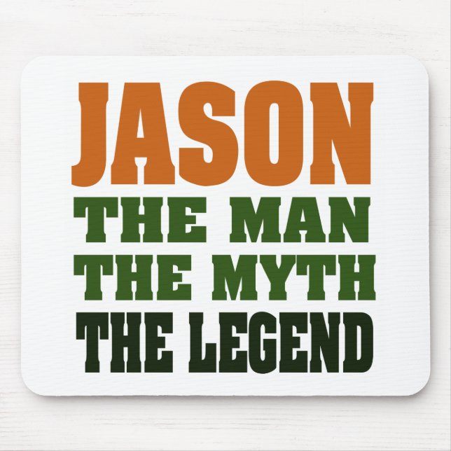 Mousepad Jason - homem, o mito, a legenda! (Frente)