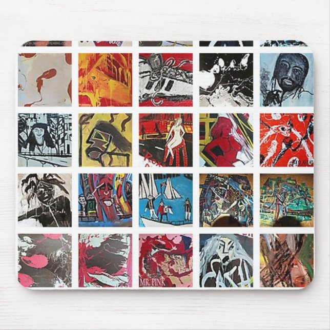 MOUSEPAD JASON JENKINS VIVE! ACRÍLICO EM TUDO (Frente)