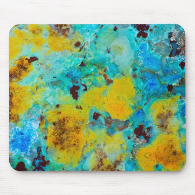 Mousepad Jaspe Crisocola Azul (Frente)