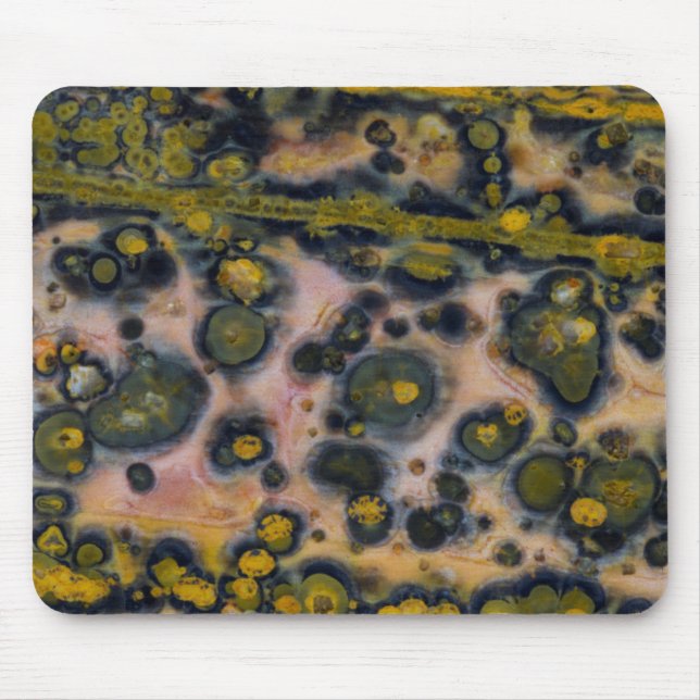 Mousepad Jasper Oceano com manchas amarelas (Frente)
