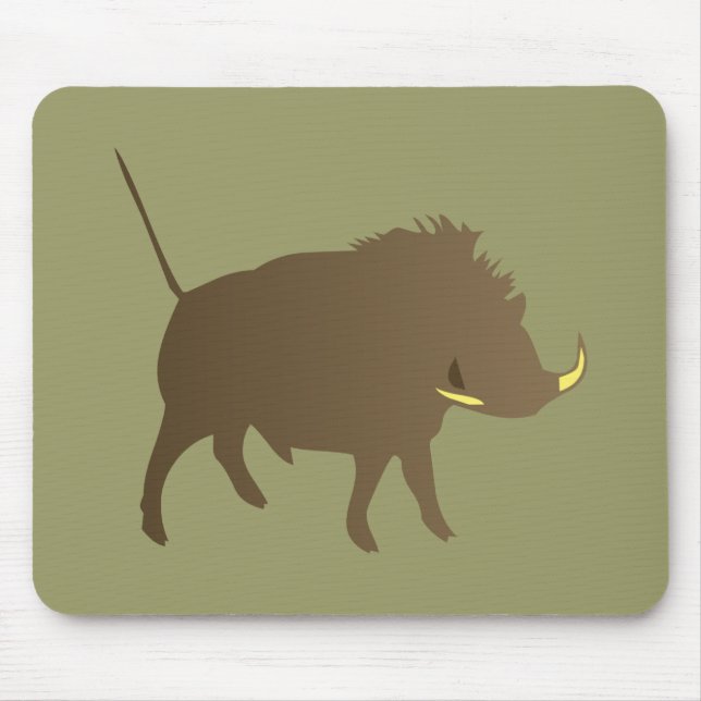 Mousepad Javali ferozmente boar (Frente)