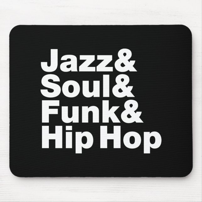 Mousepad Jazz & Soul & Funk & Hip Hop (Frente)