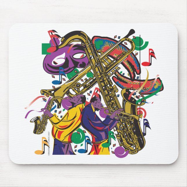 Mousepad JAZZY Mardis Gras (Frente)