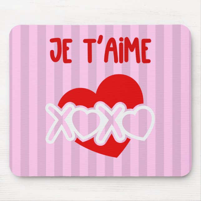 Mousepad Je t’aime. (Frente)