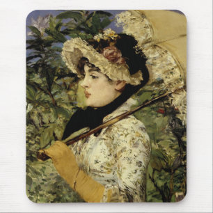 Mousepad Jeanne: Primavera de 1881 por Manet