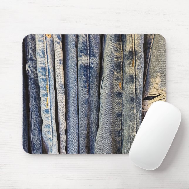 Mousepad Jeans azuis (Com mouse)