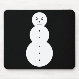Mousepad Jeezy Snowman - Hiphop Angry Snowman Jeezy Christm