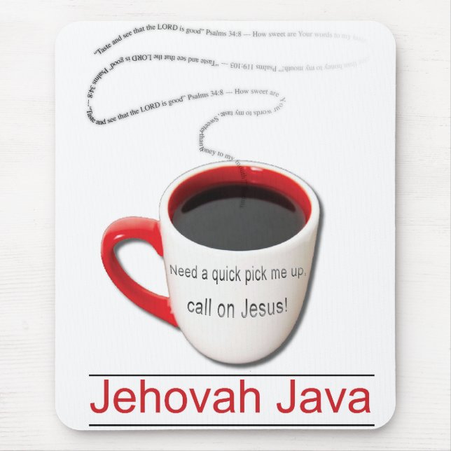 Mousepad Jehovah Java (Frente)